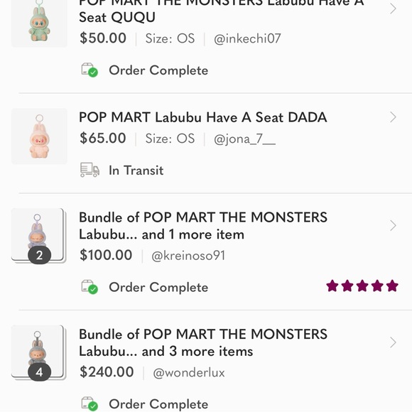 POP MART THE MONSTERS Labubu Have A Seat HEHE - Picture 8 of 10